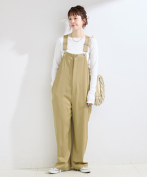 B.C STOCK | 手洗い可 / サテンサロペット(サロペット/オーバーオール)