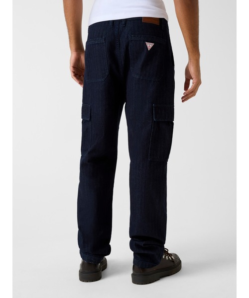 GUESS JEANS（ゲスジーンズ）の「GUESS JEANS G17 Cargo カーゴパンツ（カーゴパンツ・メンズ・ダークネイビー・34inch/32inch/31inch/30inch/29inch/28inch）」の3枚目の写真