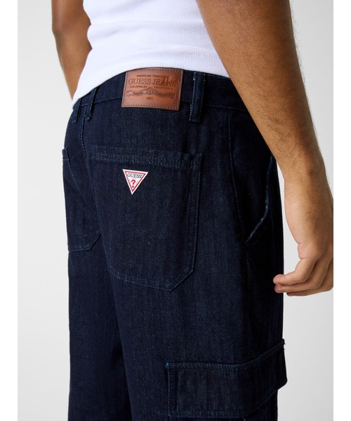 GUESS JEANS（ゲスジーンズ）の「GUESS JEANS G17 Cargo カーゴパンツ（カーゴパンツ・メンズ・ダークネイビー・34inch/32inch/31inch/30inch/29inch/28inch）」の4枚目の写真