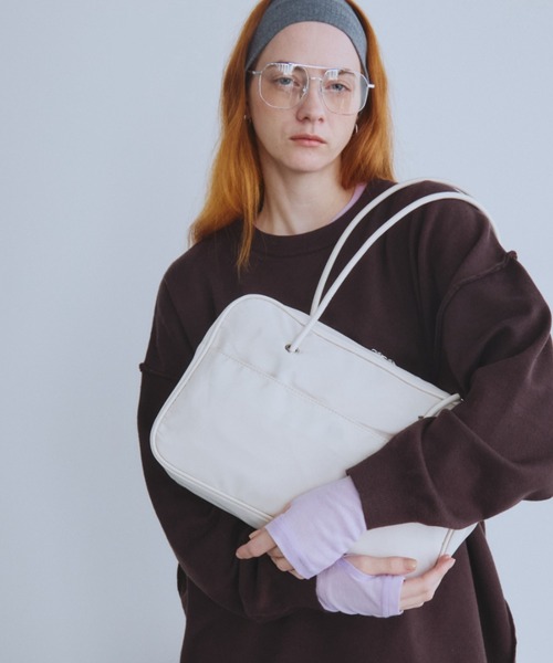 Auntie Rosa Holiday（アンティローザホリデー）の「ロングショルダーレクタングルボストン（ボストンバッグ・レディース・ブラック/アイボリー・FREE）」の11枚目の写真