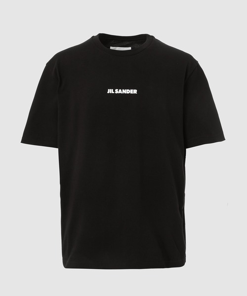 JIL SANDER(ジルサンダー)の「LOGO T-SHIRT CN SS(Tシャツ/カットソー・メンズ・ブラック/ホワイト・M/S/L)」の1枚目の写真