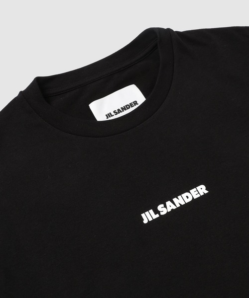 JIL SANDER(ジルサンダー)の「LOGO T-SHIRT CN SS(Tシャツ/カットソー・メンズ・ブラック/ホワイト・M/S/L)」の4枚目の写真