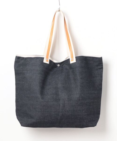 GREEN BOWL(グリーンボウル)の「グリーンボウル【GREEN BOWL】Denim Tote Bag(トートバッグ・メンズ・インディゴブルー・FREE)」の7枚目の写真