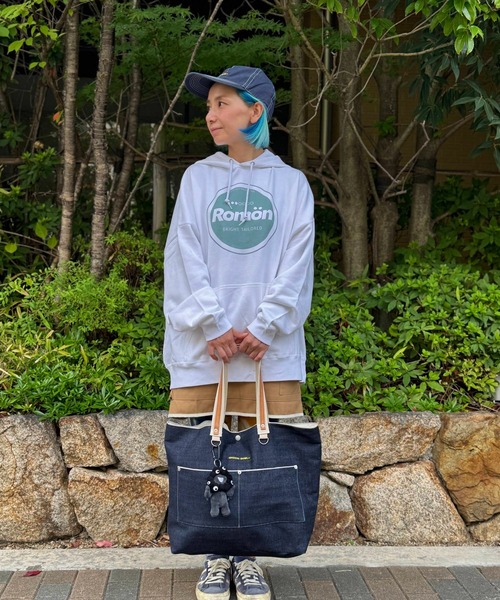 GREEN BOWL(グリーンボウル)の「グリーンボウル【GREEN BOWL】Denim Tote Bag(トートバッグ・メンズ・インディゴブルー・FREE)」の2枚目の写真