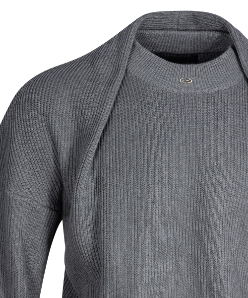 51%(フィフティーワンパーセント)の「Shawl knit - Grey(ニット/セーター・メンズ・その他・MEDIUM/LARGE)」の4枚目の写真