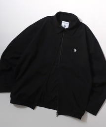 U.S. POLO ASSN.(���[�G�X�|���A�b�X��)��U.S. POLO ASSN./���[�G�X�|���A�b�X�� Harrington Jacket/�I�[�o�[�T�C�Y �R�b�g���c�C�� ���S �����|�C���g�h�J �_�u���W�b�v �n�����g���W���P�b�g/�X�C���O�g�b�v/�u���]��/���f�B�[�X �����Y(�u���]��)