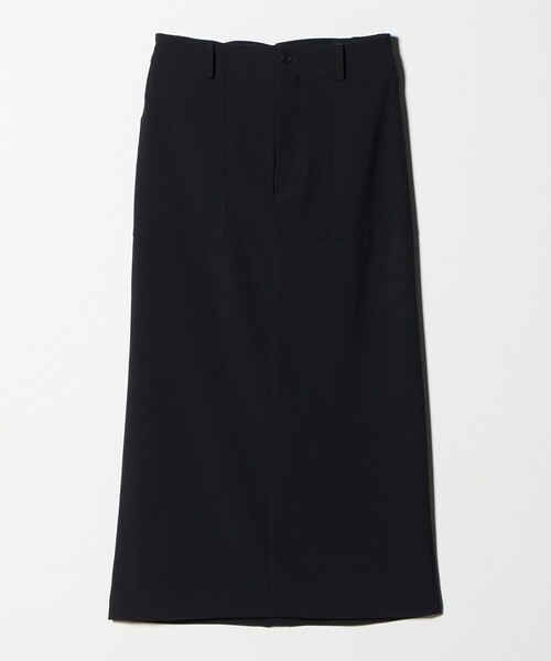 UNITED ARROWS（ユナイテッドアローズ）の「アセテートポリエステル ベイカースカート（スカート・レディース・ネイビー/ライトピンク/オリーブ・36/38）」の11枚目の写真