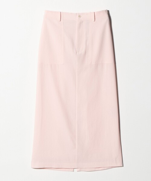 UNITED ARROWS（ユナイテッドアローズ）の「アセテートポリエステル ベイカースカート（スカート・レディース・ネイビー/ライトピンク/オリーブ・36/38）」の7枚目の写真