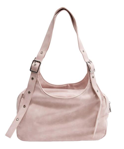 WEGO（ウィゴー）の「WEGO/ハトメベルトハンドバッグ（ハンドバッグ・レディース・ブラック/ピンク/ブラウン・FREE）」の13枚目の写真