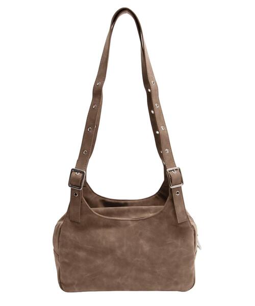 WEGO（ウィゴー）の「WEGO/ハトメベルトハンドバッグ（ハンドバッグ・レディース・ブラック/ピンク/ブラウン・FREE）」の15枚目の写真