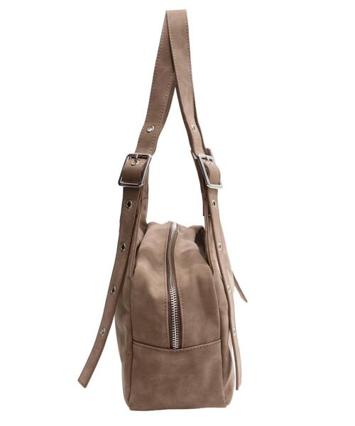 WEGO（ウィゴー）の「WEGO/ハトメベルトハンドバッグ（ハンドバッグ・レディース・ブラック/ピンク/ブラウン・FREE）」の17枚目の写真