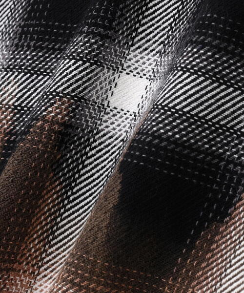 DANKE SCHON（ダンケシェーン）の「DankeSchon/ダンケシェーン/FLANNEL DAMAGE OMBRE BLEACH CHECK SHIRTS（シャツ/ブラウス・メンズ・ブルー/レッド/ホワイト・L）」の14枚目の写真