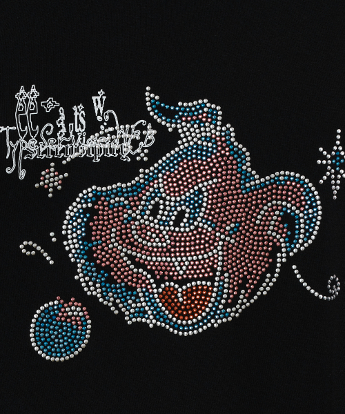 TYPESERVICE（タイプサービス）の「Hotfix Contrast Curve Top [Black]（Tシャツ/カットソー・レディース・その他・FREE）」の4枚目の写真