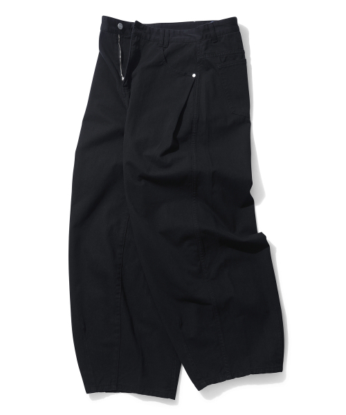 DECET(デケト)の「Barrel Wide Leg Pants DCPT071Black(その他パンツ・メンズ・その他・32/34/30/28/26)」の2枚目の写真
