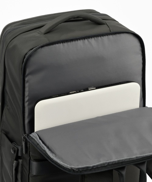 ace.(エース)の「ビジネスリュック ネフィル 26/32L B4サイズ 15.6インチPC 2気室 20092(ビジネスバッグ・レディース・アッシュ/ブラック・FREE)」の17枚目の写真