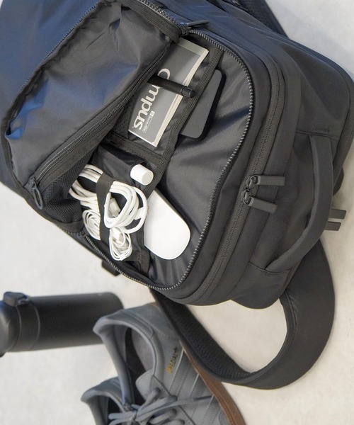 ace.(エース)の「ビジネスリュック ネフィル 26/32L B4サイズ 15.6インチPC 2気室 20092(ビジネスバッグ・レディース・アッシュ/ブラック・FREE)」の21枚目の写真