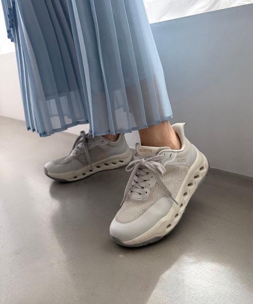 ORiental TRaffic（オリエンタルトラフィック）の「【瞬間フィット】 ハンズフリー シューレース スニーカー /OT3798　チョコプラ CM スリッポン（スニーカー・レディース・ベージュ/イエロー/グレー/ブラック・34/35/36/37/38/39/40/41/42）」の12枚目の写真