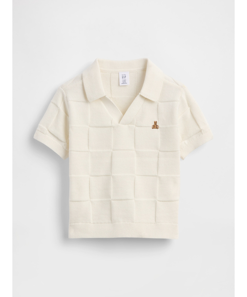 GAP（ギャップ）の「ジョニーカラー ブロックチェック セーター（ニット/セーター・キッズ・ブルー/オフホワイト・90cm/80ｃｍ/110cm/105cm/100cm/95cm/70cm）」の2枚目の写真