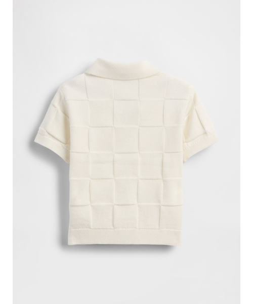 GAP（ギャップ）の「ジョニーカラー ブロックチェック セーター（ニット/セーター・キッズ・ブルー/オフホワイト・90cm/80ｃｍ/110cm/105cm/100cm/95cm/70cm）」の3枚目の写真