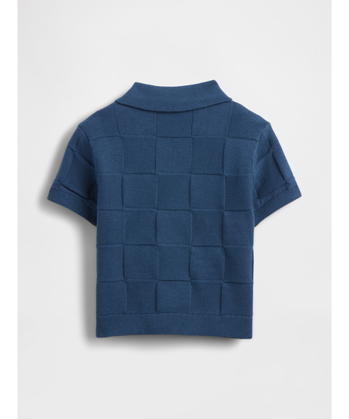 GAP（ギャップ）の「ジョニーカラー ブロックチェック セーター（ニット/セーター・キッズ・ブルー/オフホワイト・90cm/80ｃｍ/110cm/105cm/100cm/95cm/70cm）」の4枚目の写真