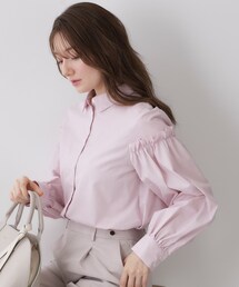 index（インデックス）の「ボリュームスリーブブラウス【洗濯機OK】《5col》（シャツ/ブラウス・レディース）」