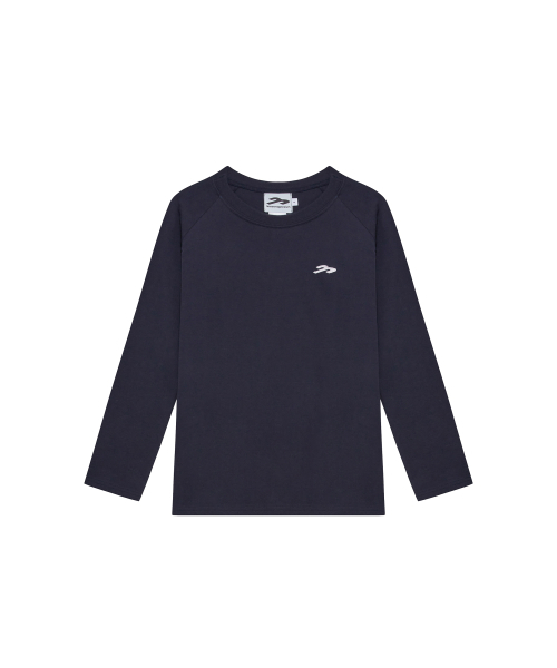 TANSANMAGNESIUM(タンサン マグネシウム)の「本ロングスリーブ(ネイビー)(Tシャツ/カットソー・レディース・その他・1/2)」の6枚目の写真