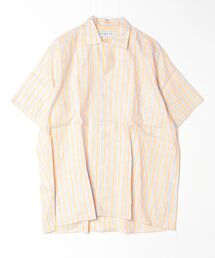 INDIVIDUALIZED SHIRTS | 【SE1】【INDIVIDUALIZED SHIRTS/インディビジュアライズドシャツ】 CUSTUM CAMPCOLLARSTRIPE SS SHIRT(シャツ/ブラウス)