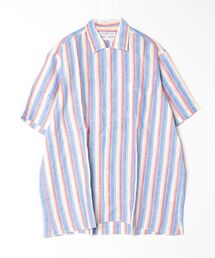 INDIVIDUALIZED SHIRTS（インディビジュアライズドシャツ）の「【SE1】【INDIVIDUALIZED SHIRTS/インディビジュアライズドシャツ】 CUSTUM CAMPCOLLARSTRIPE SS SHIRT（シャツ/ブラウス）」