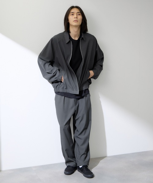 URBAN COLLECTION(アーバンコレクション)の「URBAN COLLECTION ポリトロ ワイドパンツ(その他パンツ・メンズ・チャコールグレー/ライトグレー/ブラック・XL/L/M/S)」の7枚目の写真