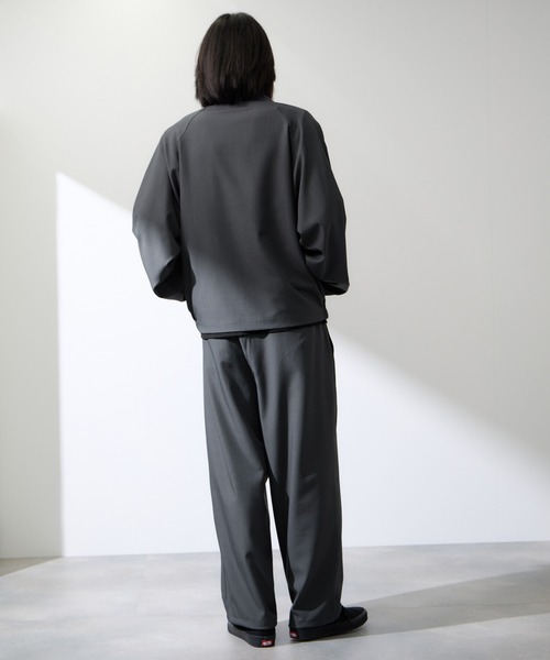 URBAN COLLECTION(アーバンコレクション)の「URBAN COLLECTION ポリトロ ワイドパンツ(その他パンツ・メンズ・チャコールグレー/ライトグレー/ブラック・XL/L/M/S)」の8枚目の写真