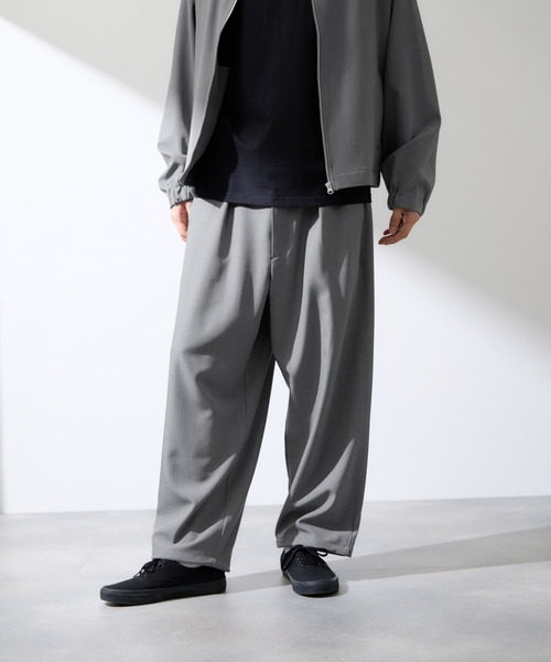 URBAN COLLECTION(アーバンコレクション)の「URBAN COLLECTION ポリトロ ワイドパンツ(その他パンツ・メンズ・チャコールグレー/ライトグレー/ブラック・XL/L/M/S)」の9枚目の写真
