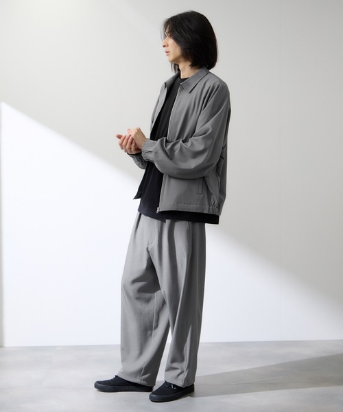 URBAN COLLECTION(アーバンコレクション)の「URBAN COLLECTION ポリトロ ワイドパンツ(その他パンツ・メンズ・チャコールグレー/ライトグレー/ブラック・XL/L/M/S)」の12枚目の写真