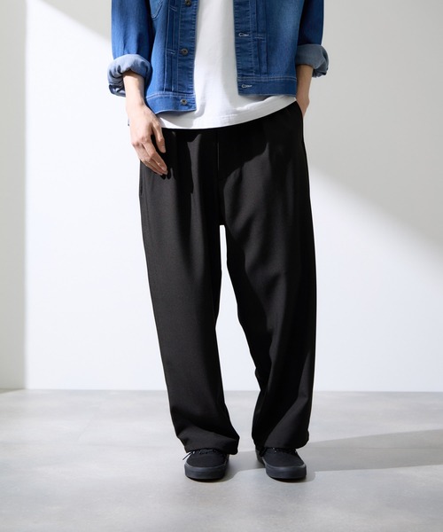 URBAN COLLECTION(アーバンコレクション)の「URBAN COLLECTION ポリトロ ワイドパンツ(その他パンツ・メンズ・チャコールグレー/ライトグレー/ブラック・XL/L/M/S)」の13枚目の写真