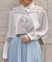 axes femme（アクシーズファム）の「チェーン付フードケープ（ブルゾン）」