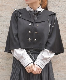 axes femme | チェーン付フードケープ(ブルゾン)