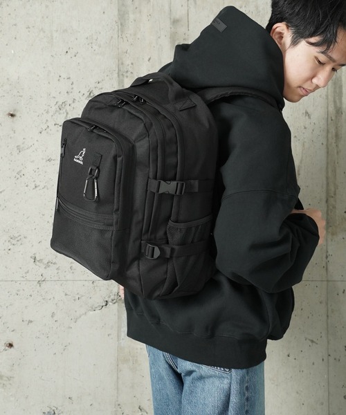 KANGOL(カンゴール)の「"06"≪KANGOL≫12ポケット/30L 多収納 バックパック(バックパック/リュック・メンズ・サンドベージュ/ブラック/アイボリー・ONE SIZE)」の10枚目の写真
