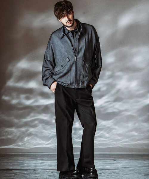 NO ID.(ノーアイディ)の「【NO ID.】WWU BIG Flight Jacket / ダブルダブルユービッグフライトジャケット(ミリタリージャケット・メンズ・ブラック/その他23・ONE SIZE)」の17枚目の写真