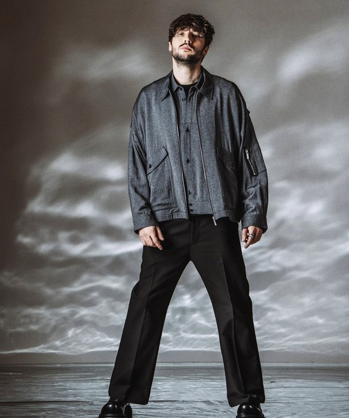 NO ID.(ノーアイディ)の「【NO ID.】WWU BIG Flight Jacket / ダブルダブルユービッグフライトジャケット(ミリタリージャケット・メンズ・ブラック/その他23・ONE SIZE)」の18枚目の写真