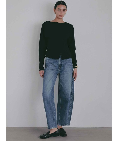 HER.(ハー)の「フロントホックプルオーバー(Tシャツ/カットソー・レディース・ブラック/オフホワイト・フリー)」の5枚目の写真