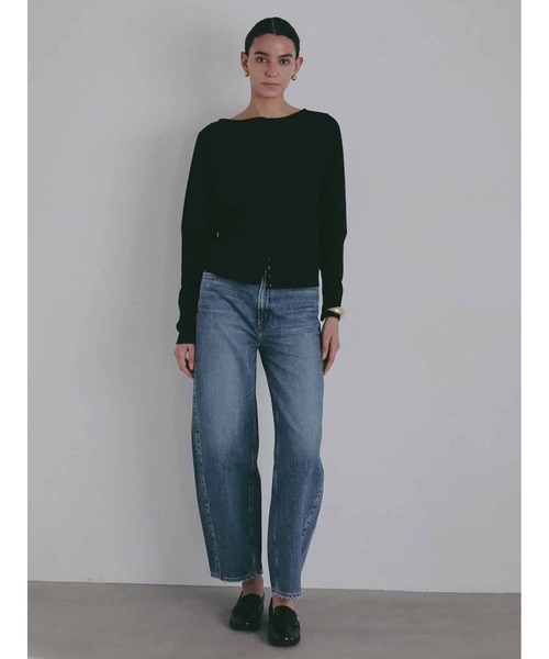 HER.(ハー)の「フロントホックプルオーバー(Tシャツ/カットソー・レディース・ブラック/オフホワイト・フリー)」の4枚目の写真