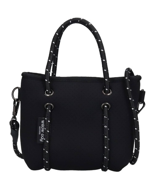 Willow Bay(ウィローベイ)の「【Willow Bay】ウィローベイ BOUTIQUE TINY ミニトートバッグ(トートバッグ・レディース・ラベンダー/ブラック系1/ブラック系3/ブラウン/ライム/アクア/ピンク/グレー/ブラック系2・FREE)」の2枚目の写真