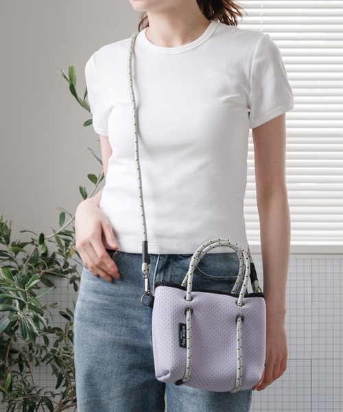 Willow Bay(ウィローベイ)の「【Willow Bay】ウィローベイ BOUTIQUE TINY ミニトートバッグ(トートバッグ・レディース・ラベンダー/ブラック系1/ブラック系3/ブラウン/ライム/アクア/ピンク/グレー/ブラック系2・FREE)」の8枚目の写真