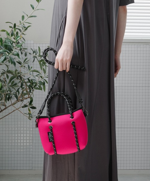Willow Bay(ウィローベイ)の「【Willow Bay】ウィローベイ BOUTIQUE TINY ミニトートバッグ(トートバッグ・レディース・ラベンダー/ブラック系1/ブラック系3/ブラウン/ライム/アクア/ピンク/グレー/ブラック系2・FREE)」の9枚目の写真