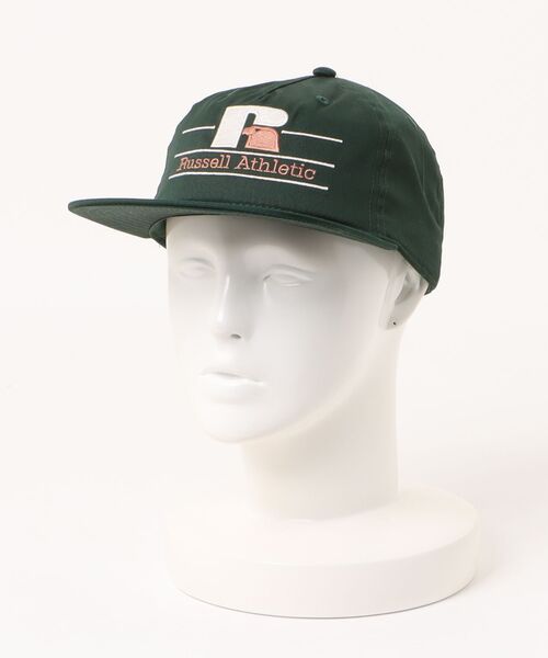Russell Athletic（ラッセルアスレティック）の「【Russell Athletic】ロゴキャップ UE65MHSXX（キャップ・レディース・ホワイト/グリーン・FREE）」の2枚目の写真