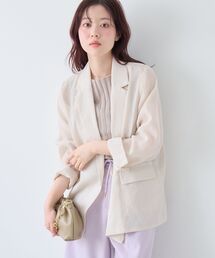 le.coeur blanc | リネンライクテーラードジャケット(テーラードジャケット)