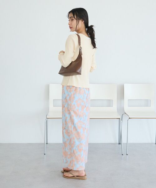 CRAFT STANDARD BOUTIQUE（クラフトスタンダードブティック）の「2点セット / スクープネックカーディガン+タンクトップ（Tシャツ/カットソー・レディース・杢グレー/アイボリー・FREE）」の10枚目の写真