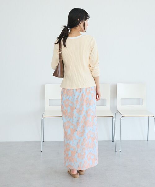CRAFT STANDARD BOUTIQUE（クラフトスタンダードブティック）の「2点セット / スクープネックカーディガン+タンクトップ（Tシャツ/カットソー・レディース・杢グレー/アイボリー・FREE）」の11枚目の写真