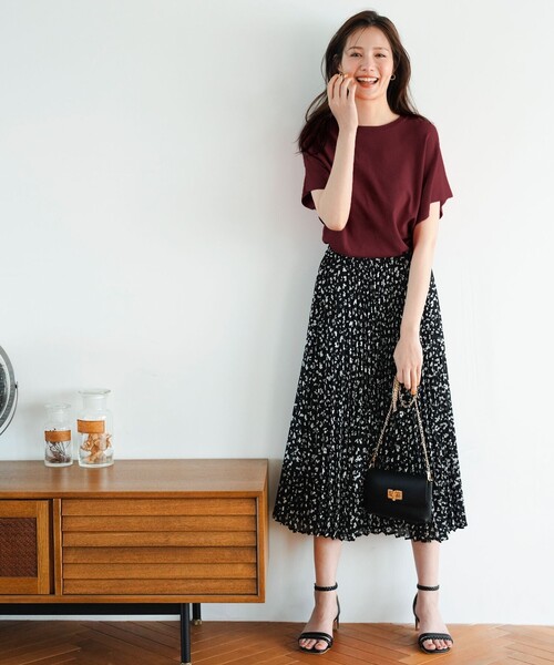 ANY SIS(エニィスィス)の「【and GIRL掲載/アイスタッチ】フレンチスリーブ ニット(ニット/セーター・レディース・スカイブルー系/ネイビー系/ブラック系2/ホワイト系/レッド系/ホワイト系2/ブルー系/ワイン系/ベージュ系2/黄土色系/ライトグレー系/グレー系2・MEDIUM)」の19枚目の写真