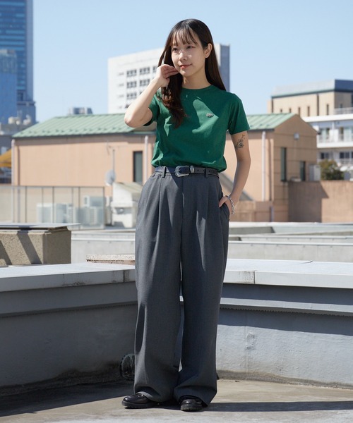 LACOSTE（ラコステ）の「LACOSTE/ラコステ WOMEN ロゴ Tシャツ ワンポイント シンプル ボーイズ レディース 2026年春夏（Tシャツ/カットソー・レディース・ホワイト/ライトブルー/ブラック/ネイビー/グリーン・S/M/L/XL）」の17枚目の写真