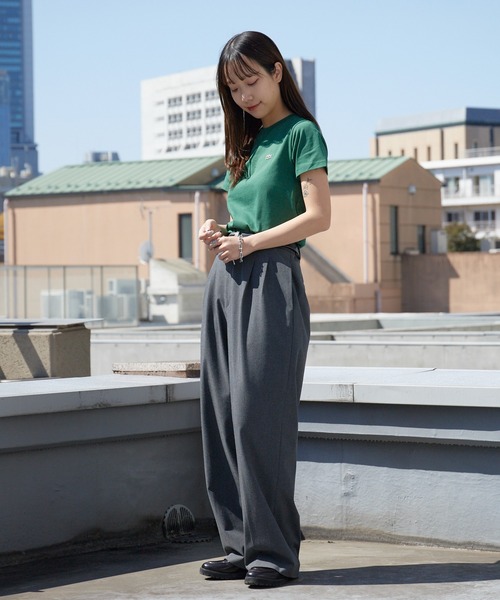 LACOSTE（ラコステ）の「LACOSTE/ラコステ WOMEN ロゴ Tシャツ ワンポイント シンプル ボーイズ レディース 2026年春夏（Tシャツ/カットソー・レディース・ホワイト/ライトブルー/ブラック/ネイビー/グリーン・S/M/L/XL）」の18枚目の写真